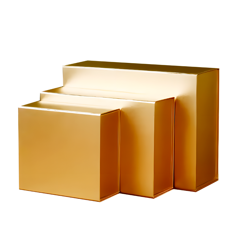 Lot de 3 Boîtes Cadeaux Magnétiques Premium – Noir, Blanc ou Or – 3 Tailles Disponibles – Image 5